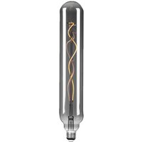 Lucande tube LED bulb, E27 4W, Ø 6 cm, smoke, 1800K