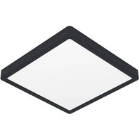 EGLO connect Luminaire en saillie LED Fueva 6-Z, noir, 29 cm