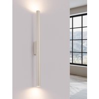 SOLLUX LIGHTING Vägglampa Pastelo, beige, höjd 20 cm, stål, 2 lampor.