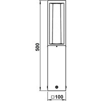 Albert Leuchten Luminaire pour socle aluminium moderne 936 noir