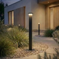 Lindby LED path light Cirel, height 65 cm, black, IP65