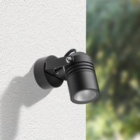 LCD Spot mural d’extérieur LED 5019, noir, IP54