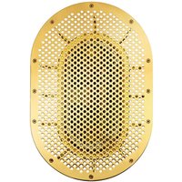 DESIGN BY US Night Rider outdoor wall light, brass, lacquered
