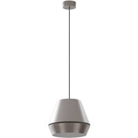 Lucande Mynoria LED-Hängeleuchte, grau, Aluminium, Ø 35 cm