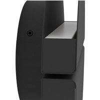 EGLO LED-utomhusvägglampa Vascella, svart, Ø 18 cm, metall