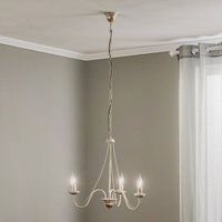 HELAM Malbo 3-bulb chandelier in white