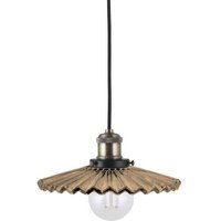 Globen Lighting Pendelleuchte COBBLER, braun, Ø 25 cm