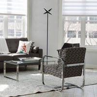 Aluminor Kitel 79 LED uplighter floor lamp with a divided lampshade