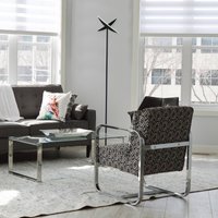 Aluminor Kitel 79 LED-uplight-golvlampa med delad skärm