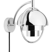Gubi Vägglampa Multi-Lite, krom, metall, G9