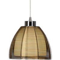 Brilliant Pendellampa Relax, 1 lampa, 19 cm brons