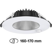 The Light Group SLC Shift LED-downlight Ø 18cm vit med sensor