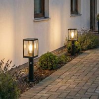 Lindby LED solar path light Relto, sensor, ground spike, 50 cm