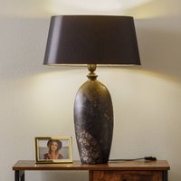 Holländer Mary table lamp, ceramic and chintz, height 66 cm