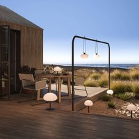 Nordlux Lampe à poser LED rechargeable Sponge table, hauteur 40,5 cm, noir