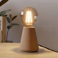 EGLO Asby table lamp, light wood, height 10 cm, wood