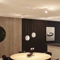 Paulmann URail LED pendant Alejandro, signal white, 3000K, dimmable.