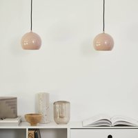 FRANDSEN pendant light Ball, nude, Ø 18 cm