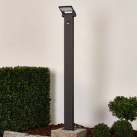 Lucande Marius LED bollard lamp with sensor, 100 cm