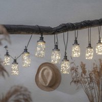 STAR TRADING LED-ljusslinga Circus Bottle i flaskoptik