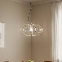 Domiluce Hänglampa Globe, Ø 51 cm, guldfärgad, 1 lampa, E27