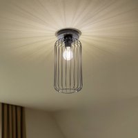 EMIBIG LIGHTING Ceiling lamp Barn, Ø 16 cm, black, metal, E27