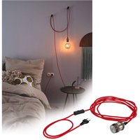 Paulmann Neordic Eldar pendel, röd med stickpropp