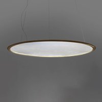 Artemide Discovery suspension, horizontal bronze