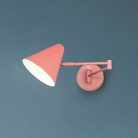 Trio Lighting Vägglampa Cosima, aprikos, utskjutande del 54 cm, metall