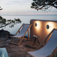 Bover LED-vägglampa Arid A/01 brun CCT 2 200–2 700 K IP44