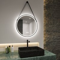 Paulmann Mirra lustro wiszące Ø59cm CCT czarne