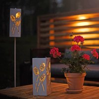 STAR TRADING Lampe solaire LED Albaleaf, 2 possibilités d'utilisation