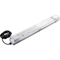 Ampoule pour plantes MEGAMAN Rocca, largeur 10 cm, 2 x T8, IP65