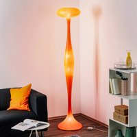 kdln golvlampa E.T.A., orange, höjd 200 cm