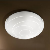 Fabas Luce Plafonnier rond KENT blanc