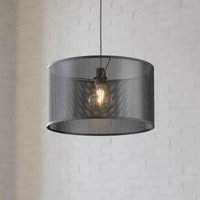 EGLO Manby pendant light, Ø 45 cm, black, steel