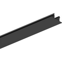 Eutrac cover three-circuit track, 1m, black