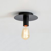 Markslöjd Plafonnier Piatto lampe à douille E27 noir