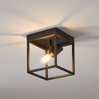 EGLO Plafonnier Silentina à 1 lampe, 18x18 cm