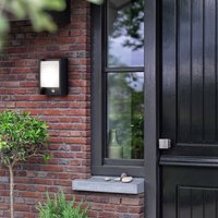 Philips LED wall light Arbour UE, pack of 2, sensor, 2,700 K