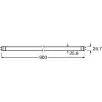 OSRAM LED-lampa T8 10W rör Bio-Lumilux 965 90cm