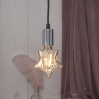 STAR TRADING Douille E27 Stil avec câble, argenté