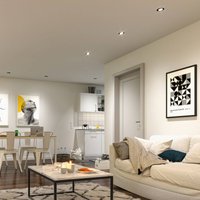 Paulmann LED recessed light, white, Ø 8 cm, 4.8 W, 3-step dimmable, set of 10