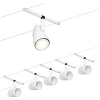 Paulmann Cup cable lighting basic 5-bulb white