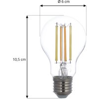 LUUMR Smart LED bulb E27 A60 7W Clear ZigBee Hue Tuya