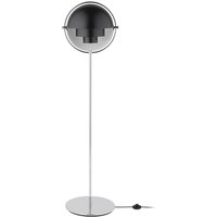 GUBI Multi-Lite floor lamp height 148 cm chrome/anthracite black