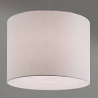 ORION Hanging light Artak with a white fabric lampshade