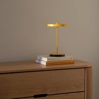 UMAGE LED-bordslampa Asteria Move solgul uni, 31cm