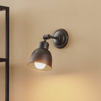 Euluna Applique murale Emoti, à 1 lampe, anthracite