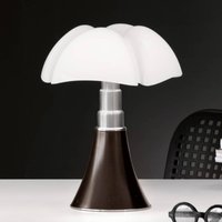 Martinelli Luce Pipistrello LED table lamp, brown, dimmable
